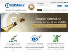 Tablet Screenshot of coopersalto.com.br